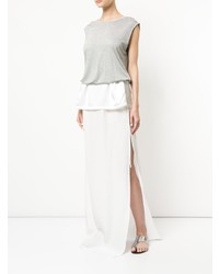 Серый топ без рукавов от Kacey Devlin