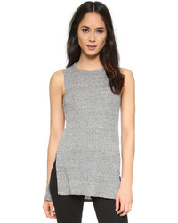Серый топ без рукавов от Enza Costa