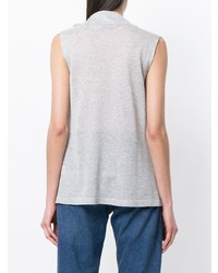 Серый топ без рукавов от Blanca