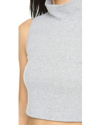 Серый укороченный топ от Bec & Bridge