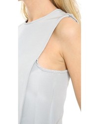 Серый укороченный топ от J.W.Anderson