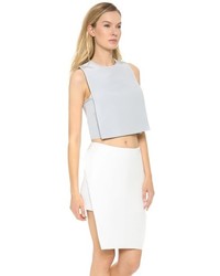 Серый укороченный топ от J.W.Anderson