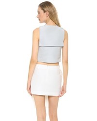 Серый укороченный топ от J.W.Anderson