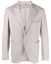 Мужской серый хлопковый пиджак от Barba