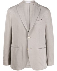 Мужской серый хлопковый пиджак от Boglioli