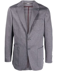 Мужской серый хлопковый пиджак от Canali