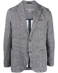 Мужской серый хлопковый пиджак от Circolo 1901