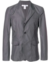 Мужской серый хлопковый пиджак от Comme Des Garcons SHIRT