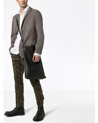 Мужской серый хлопковый пиджак от Issey Miyake