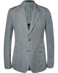 Мужской серый хлопковый пиджак от Dolce & Gabbana