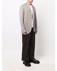 Мужской серый хлопковый пиджак от Attachment