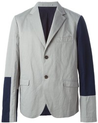 Мужской серый хлопковый пиджак от Marni