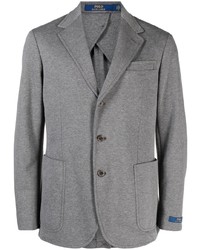 Мужской серый хлопковый пиджак от Polo Ralph Lauren
