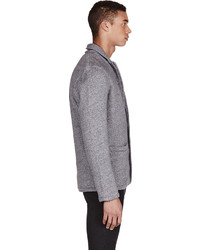 Мужской серый хлопковый пиджак от Rag and Bone