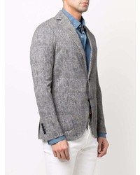 Мужской серый хлопковый пиджак от Circolo 1901
