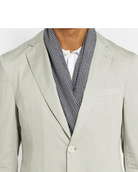 Мужской серый хлопковый пиджак от Etro