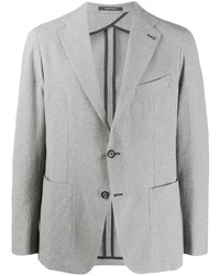 Мужской серый хлопковый пиджак от Tagliatore