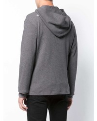 Мужской серый худи с вышивкой от Off-White