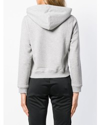 Женский серый худи с принтом от Chiara Ferragni