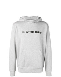 Мужской серый худи с принтом от G-Star Raw Research