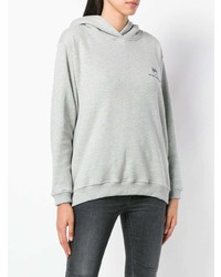 Женский серый худи с принтом от Chiara Ferragni