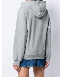 Женский серый худи с принтом от Chiara Ferragni