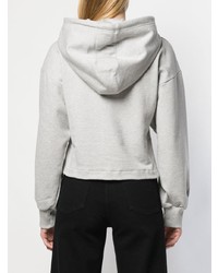 Женский серый худи с принтом от Diesel