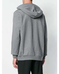 Мужской серый худи с принтом от Love Moschino