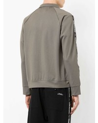 Мужской серый худи с принтом от Education From Youngmachines