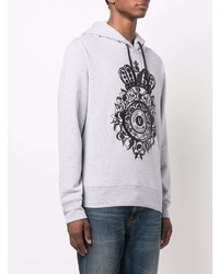 Мужской серый худи с принтом от VERSACE JEANS COUTURE