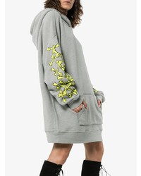 Женский серый худи с принтом от Amiri