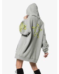 Женский серый худи с принтом от Amiri