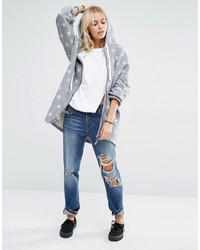 Женский серый худи с принтом от Billabong