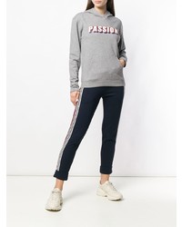 Женский серый худи с принтом от Roqa