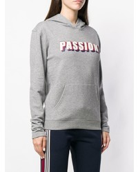 Женский серый худи с принтом от Roqa