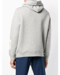 Мужской серый худи с принтом от John Richmond