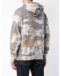 Мужской серый худи с принтом от Rhude