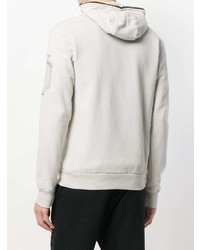 Мужской серый худи с принтом от RH45