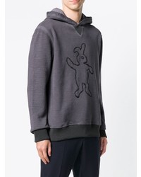 Мужской серый худи с принтом от Marni