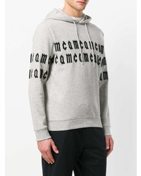 Мужской серый худи с принтом от McQ Alexander McQueen