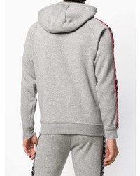 Мужской серый худи с принтом от Kappa