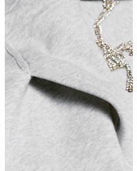 Мужской серый худи с принтом от Alexander McQueen