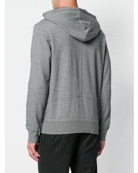 Мужской серый худи с принтом от Alexander McQueen