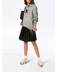 Женский серый худи с принтом от Sjyp