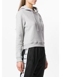 Женский серый худи с принтом от Chiara Ferragni