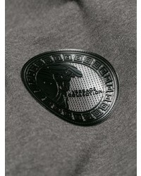 Мужской серый худи с принтом от Versace Collection