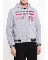 Мужской серый худи от B.Men