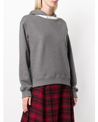 Женский серый худи от JW Anderson