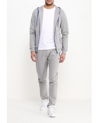 Мужской серый худи от Bikkembergs