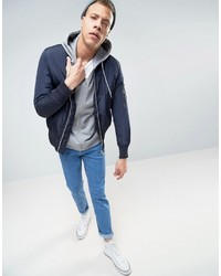 Мужской серый худи от Weekday